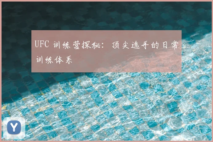 UFC 训练营探秘:顶尖选手的日常训练体系